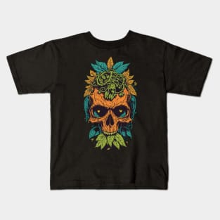 skull full of hops Kids T-Shirt